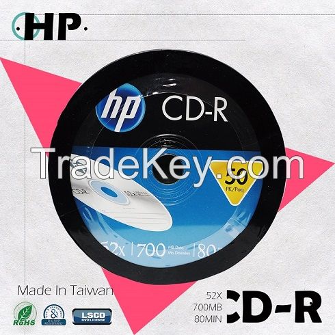 Hp Blank Cd-r Logo 52x 700mb 80min