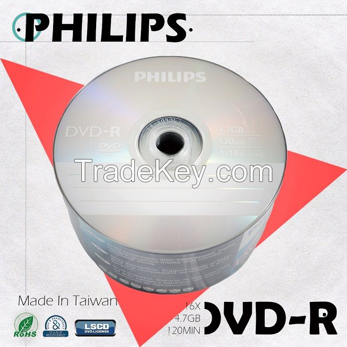 Philips Blank Dvd-r Logo 4.7gb 120min