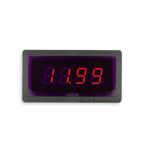 3Â½ 12v Digital Red LED 20V DC Volt panel meter