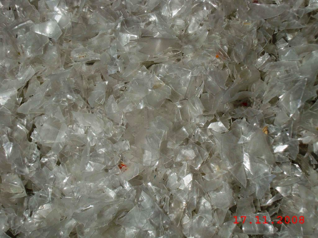 white pet flakes/ plastic scrap