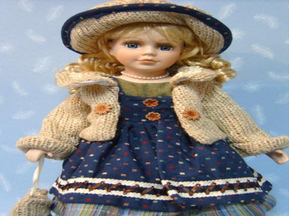 Porcelain Bonny Maiden Doll / DOLL / dolls / LASS DOLL / porcelain / p