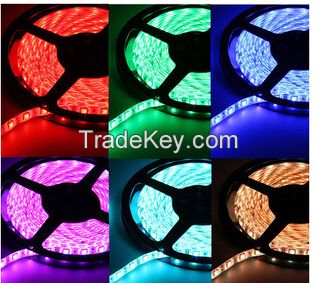 Waterproof LED 5050 LED flexible strip 12v 60 LED per meter RGB or single light 