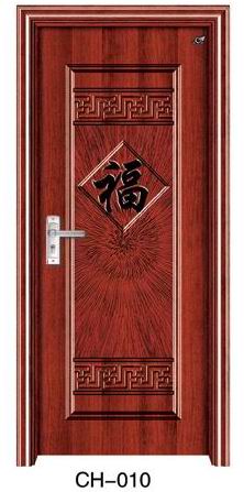 Steel-wood security door