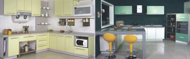 2 Pac kitchen cabinet