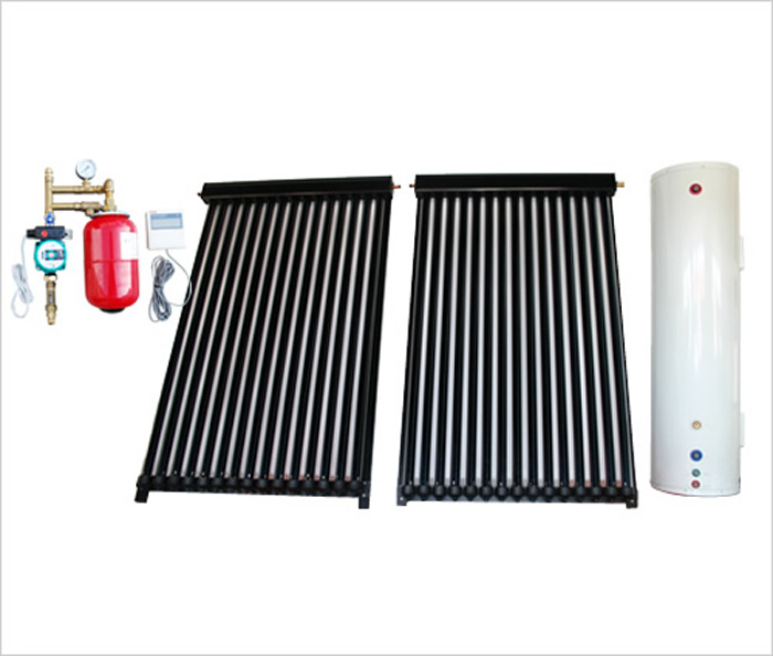 pressured solar water heater