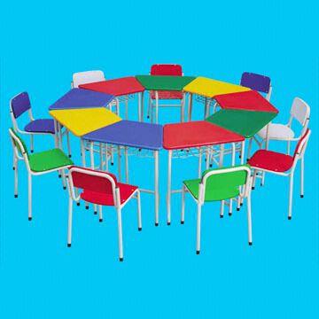 Kindergarten Desk and Chair Set