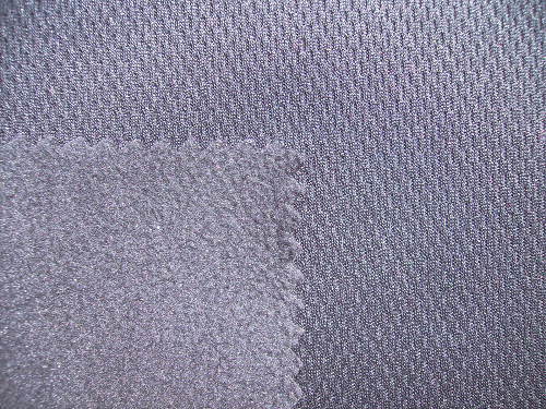 honeycomb cloth bond with Polar fleece