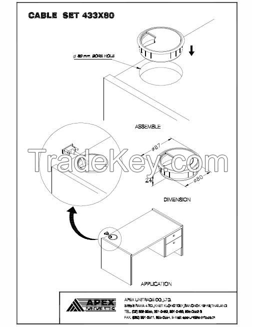 Wire management Grommet