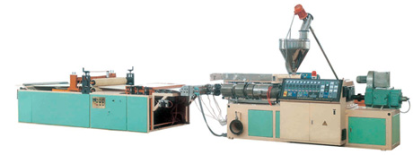 PVC wave board extrusion machinery
