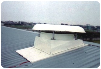 FRP-R1 48â Sloping Rooftop Exhaust Fan