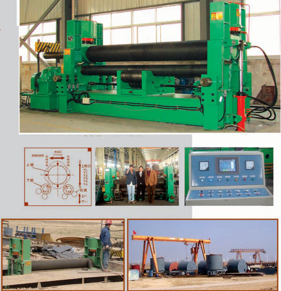 3-roller hydraulic universal bending machine