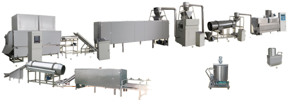 cereal/corn flakes processing line