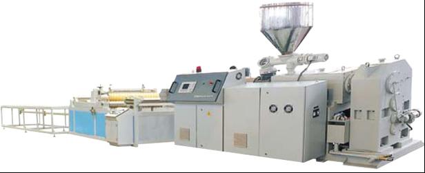 PVC Corrugated Sheet Extrusion Line