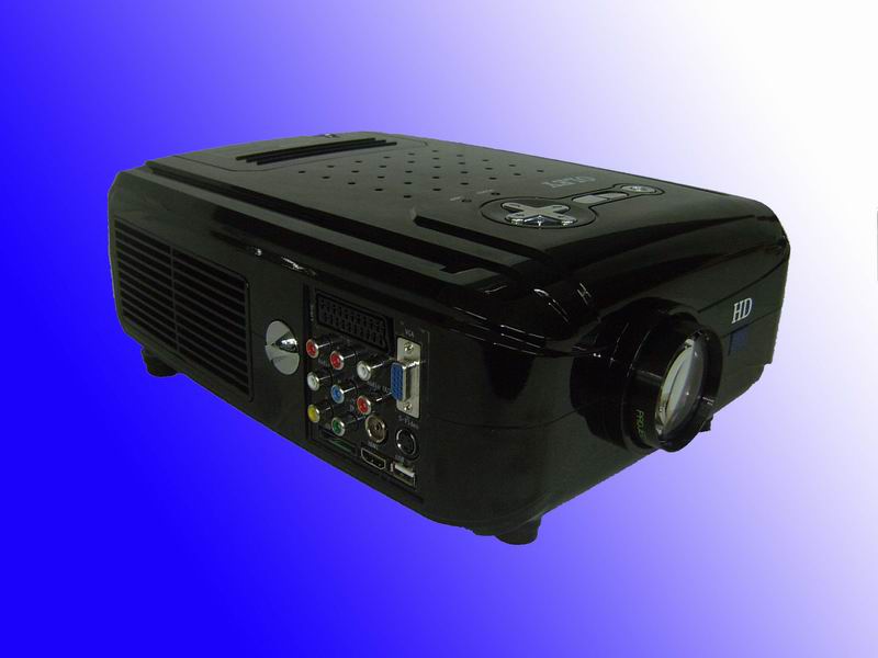 HDTV projector support 1080p with USB/SD