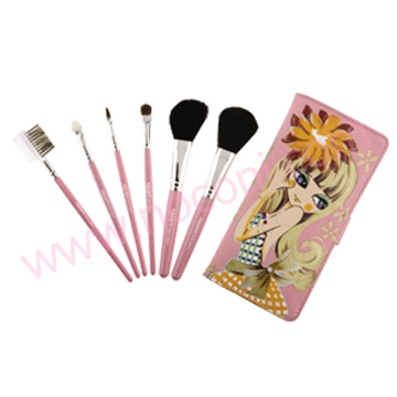 6 pcs makeup brush set