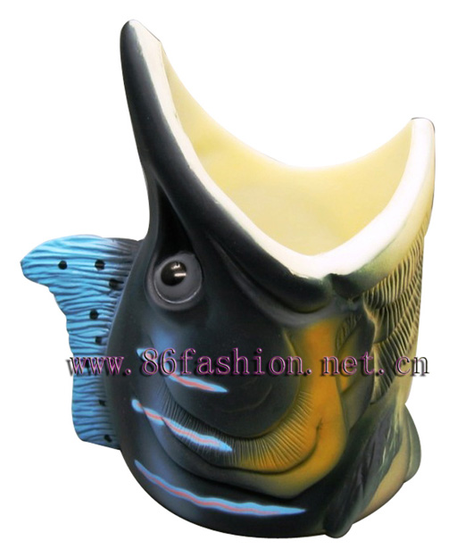 pen collection of fish head pattern