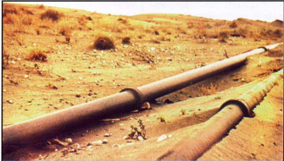 Collapsible pipe header (pipeline) diameter 150mm By Ukraine