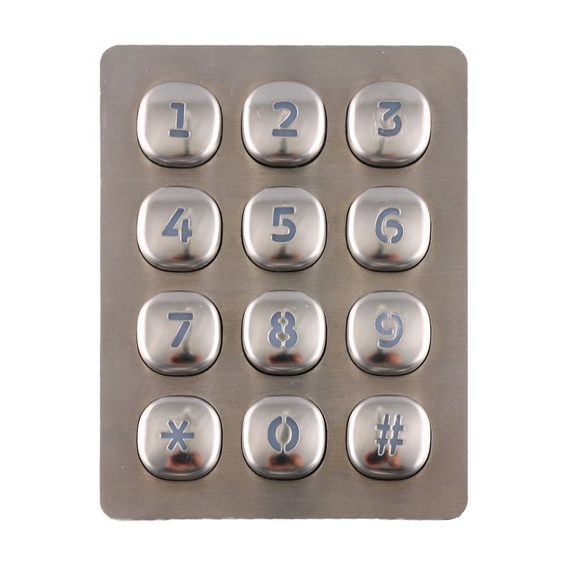 Waterproof Style 12keys backlight  USB/PS/2 Interface Type industrial  matrix security keypad for fuel dispenser