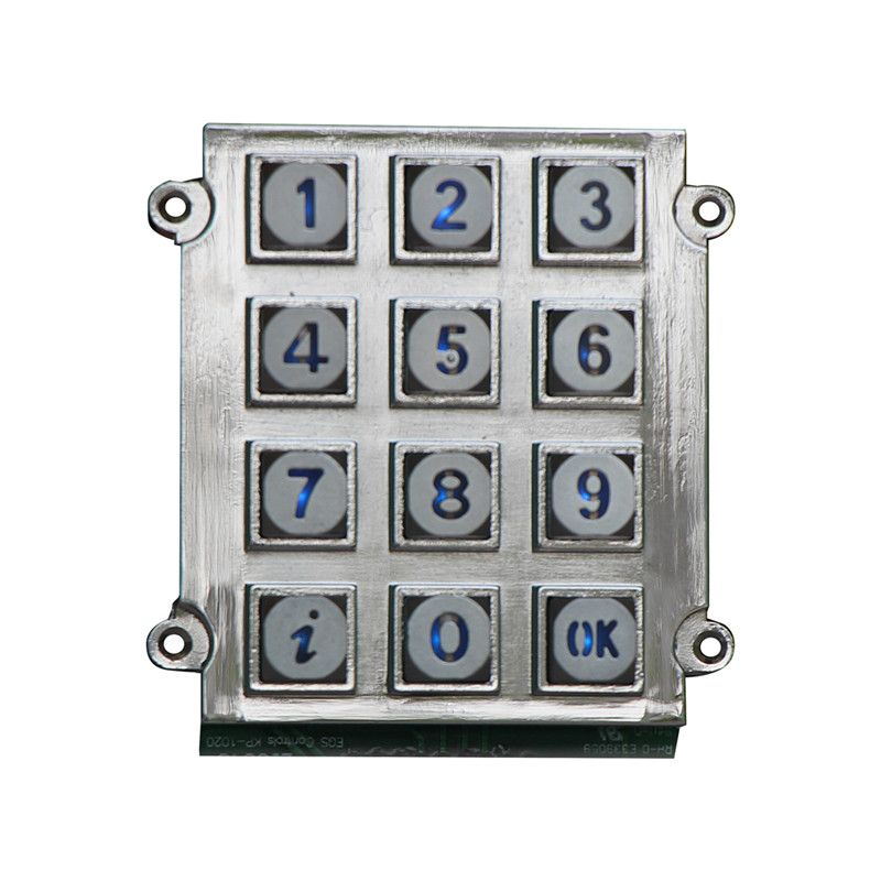 3x4 12keys Cnc Machines Zinc Alloy Payphone Keypad