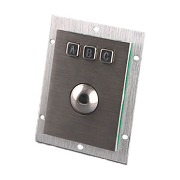 Waterproof trackball Keypad Stainless Steel Industrial Keypad for access control system