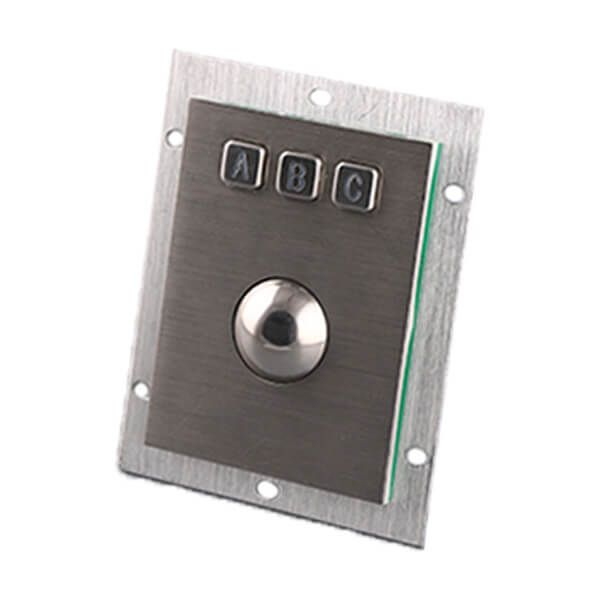 Waterproof Trackball Keypad Stainless Steel Industrial Keypad For Access Control System