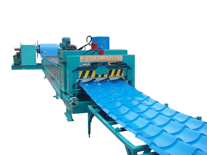 1000 Glazed Tile Roll Forming Machinery
