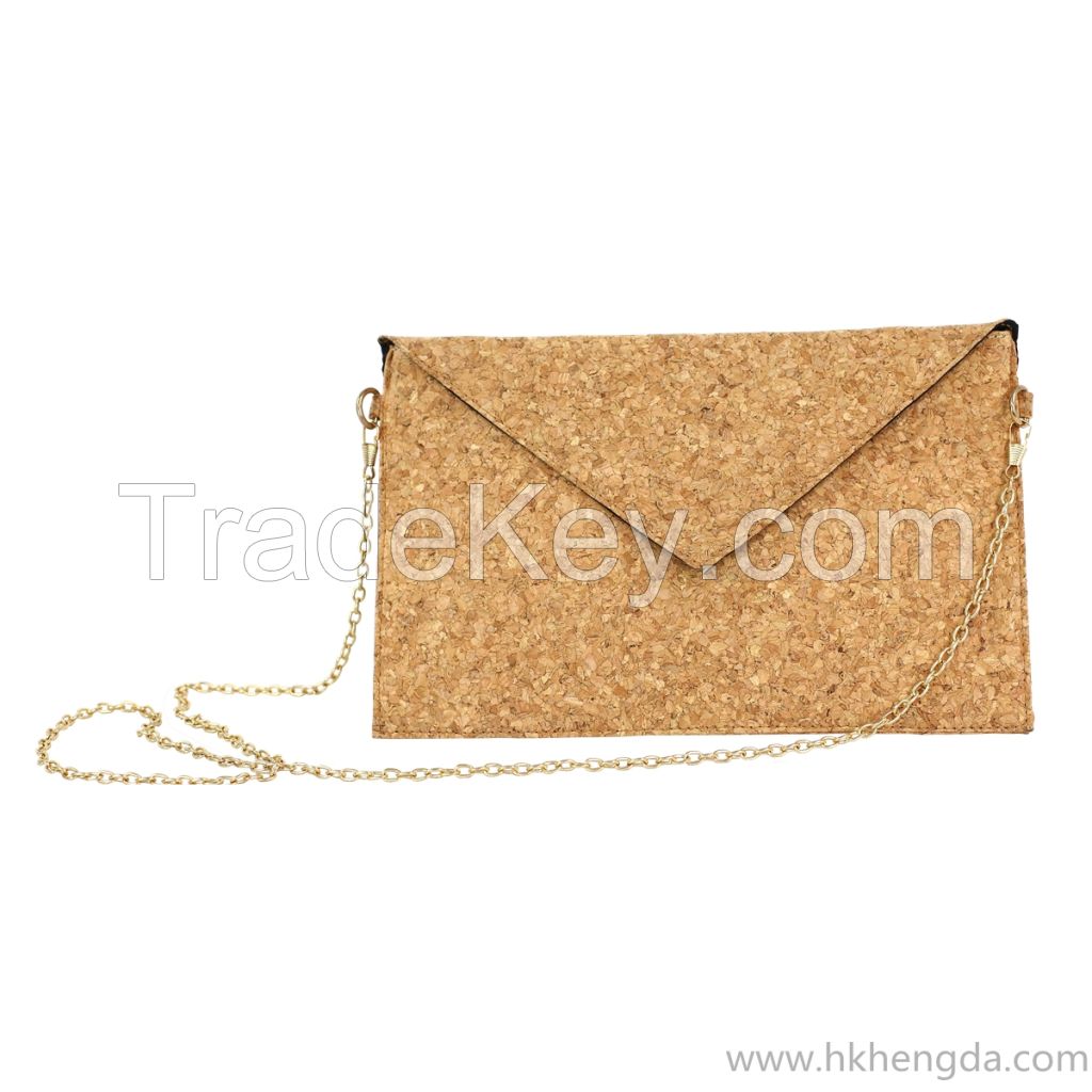 2016 hot sale stitching cork cloth shoulder bag shopping bag