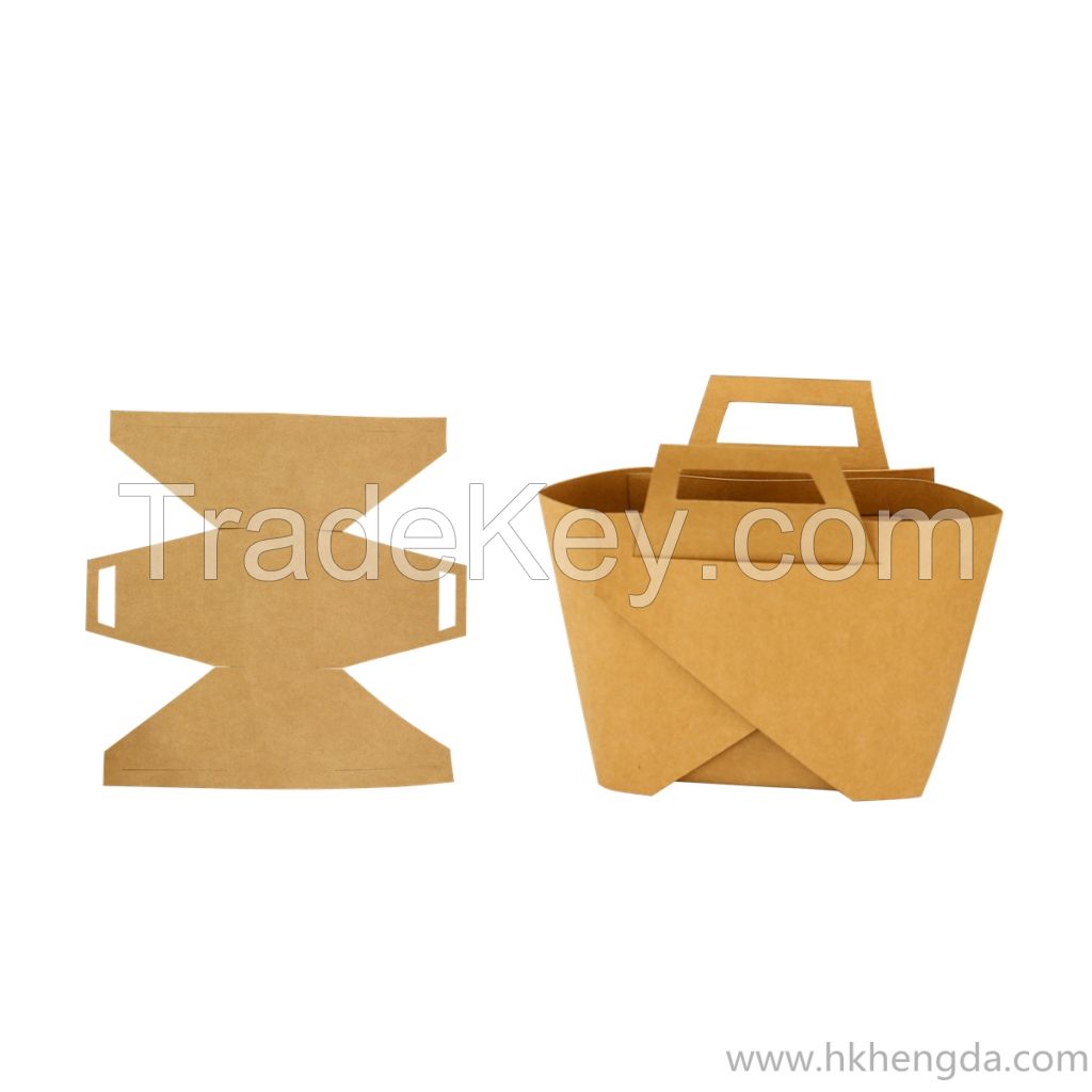 Recycle washable kraft paper clutch bag fashion bag