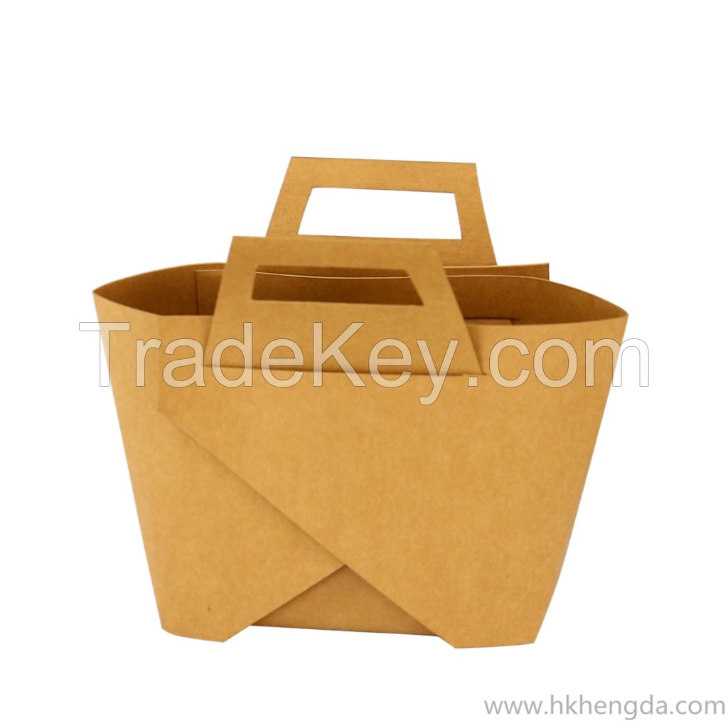 Recycle washable kraft paper clutch bag fashion bag