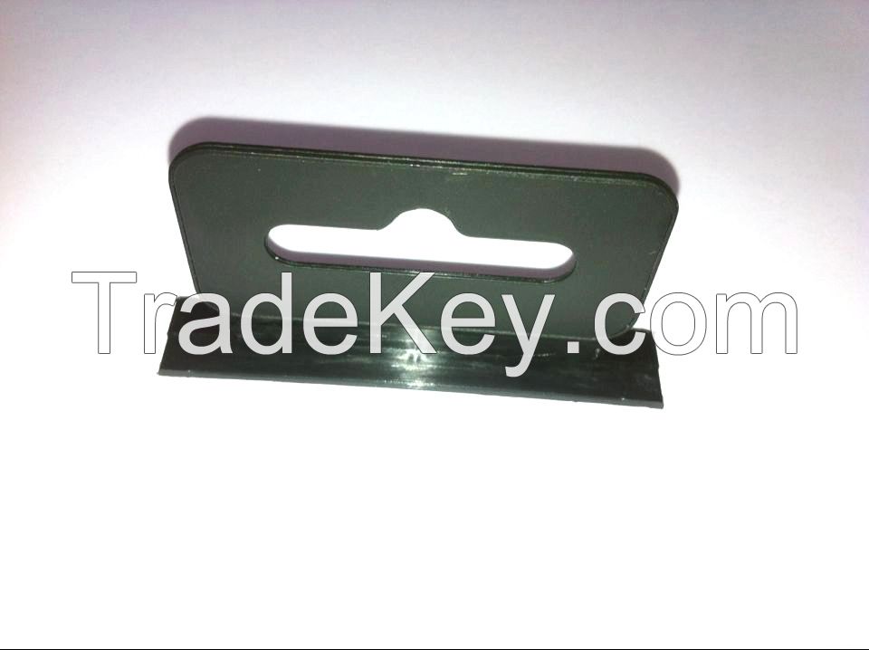 plastic hang tabs for retail packaging