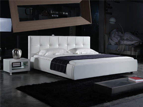 Leather bed C6106