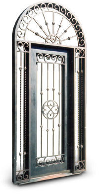 Ornamental Custom Wrought Iron Doors