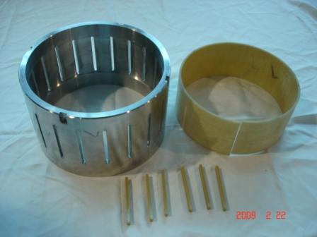 CNC machined component with assembly for petroleum