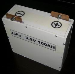 LiFePO4 battery （3.2V100AH  E-vehicle)