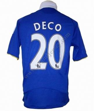 Chelsea 0809 DECO Home Champions League Soccer Jersey
