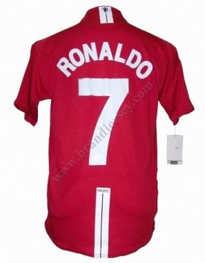 Manchester United 0809 RONALDO Home Soccer Jersey