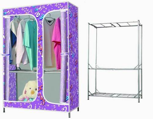 Large Size Cloth Wardrobe with Easily to Install Within One Minute.