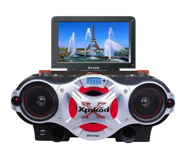 Fashion dvd boombox with 7TFT LCD