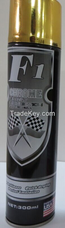 F1 chrome spray paint