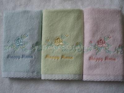 bamboo  embroidery towel