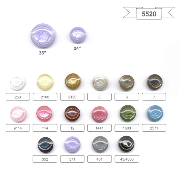 Polyester Button 5520