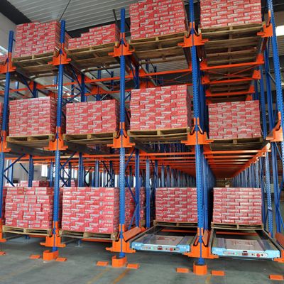 Ce Certificated Radio Shuttle Racking With Pallet Runner