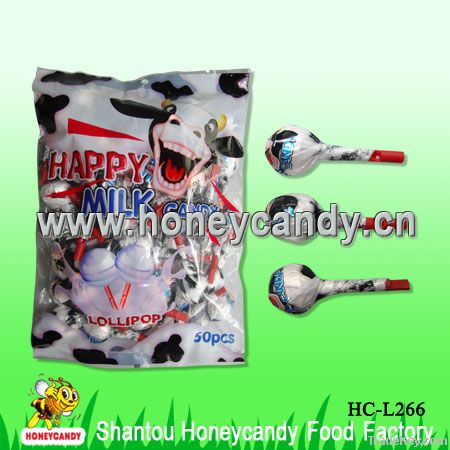 12g Happy Whistle Milk Lollipop Candy