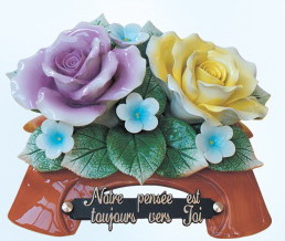 by2002 supply high quality porcelain flowers ME 1015A