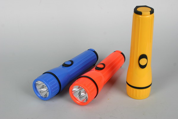 plastic LED flashlight