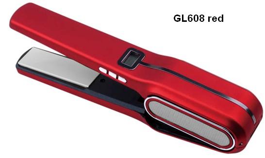 Cordless hair straightener with 4AA size rechargeable NI-MH battery