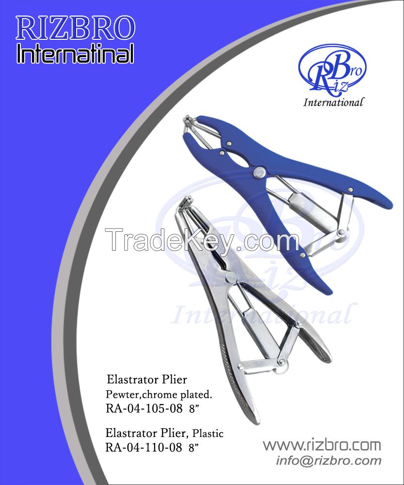 Elastrator plier.