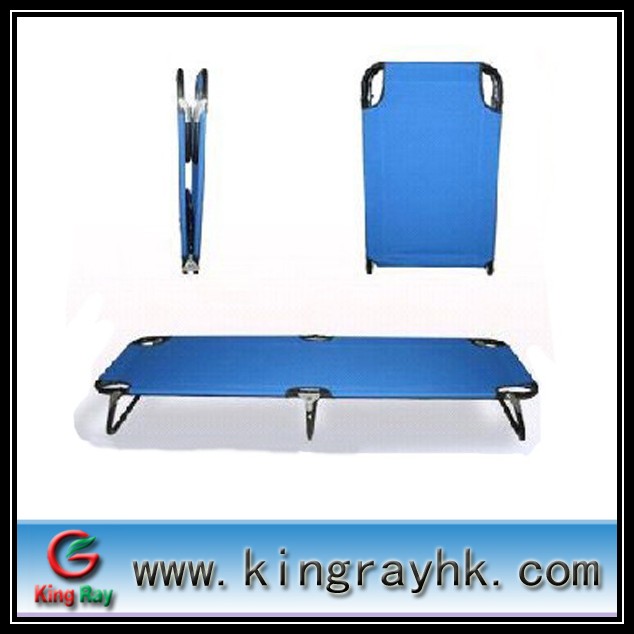 folding camping outdoor bed with aluminum frame