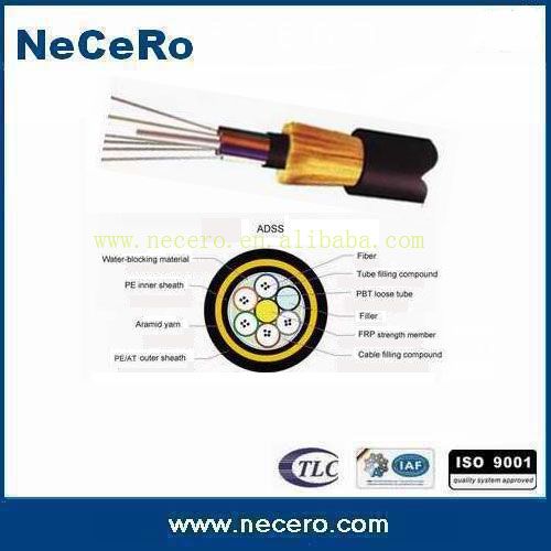 all dielectric self-supporting aerial fiber optic cable