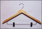 wooden clothing hanger